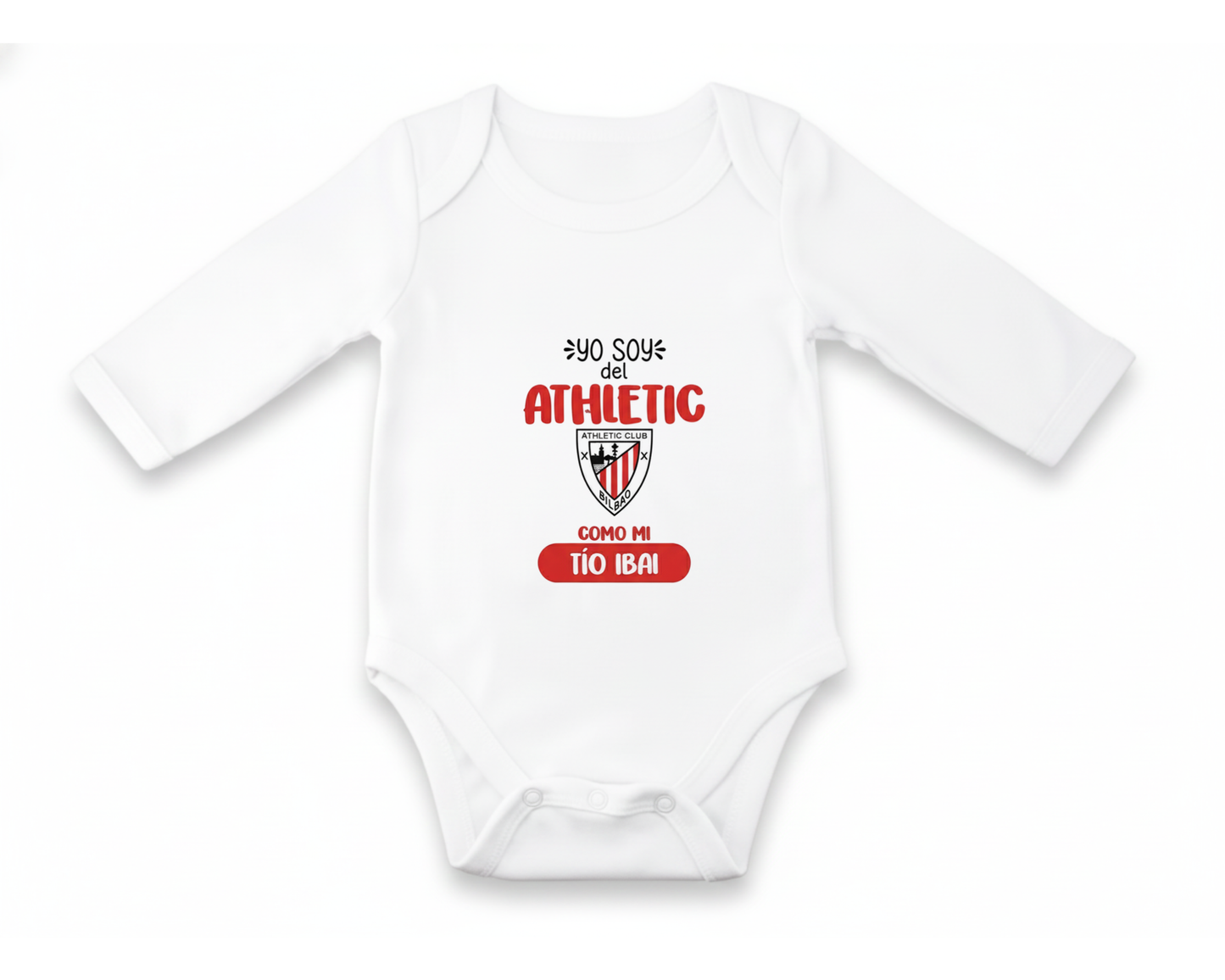 Body Bebé personalizado de Tu Equipo - Manga Larga