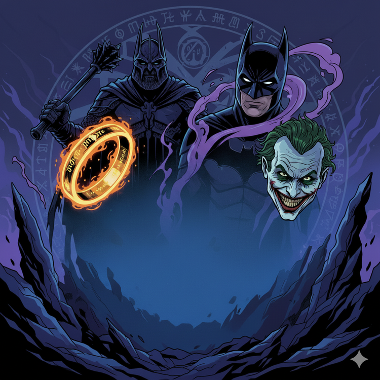 Tazas Cine y Series Épicas (El Señor de los Anillos, Joker, Batman)