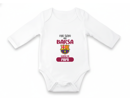 Body Bebé personalizado de Tu Equipo - Manga Larga