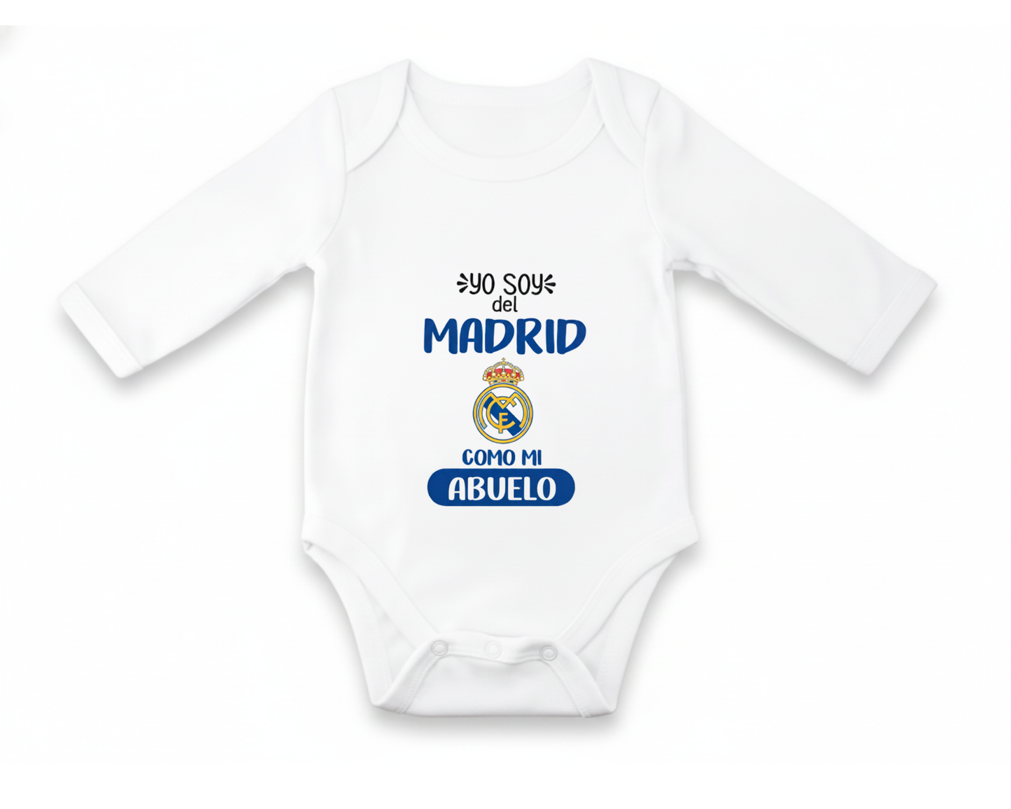 Body Bebé personalizado de Tu Equipo - Manga Larga