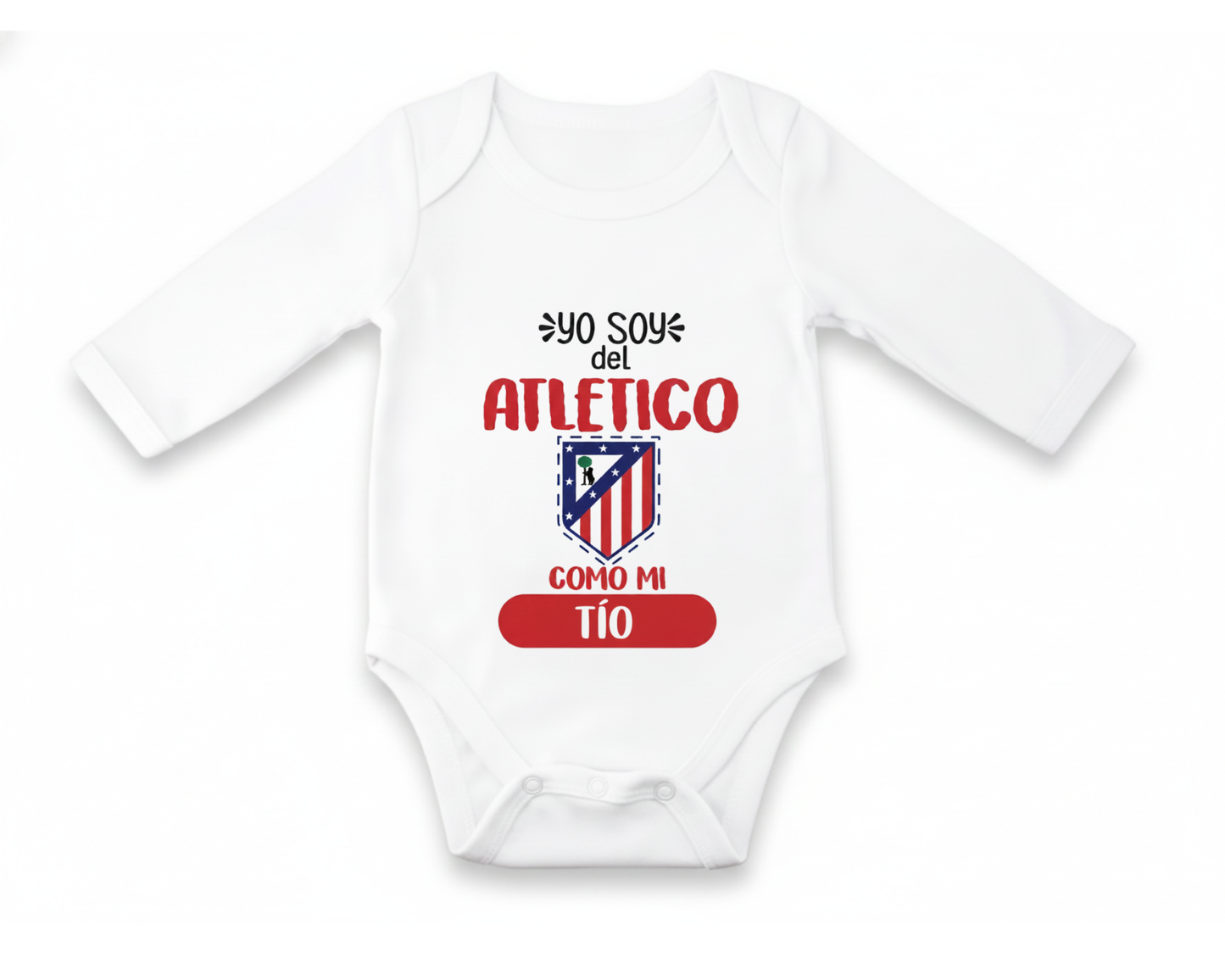 Body Bebé personalizado de Tu Equipo - Manga Larga