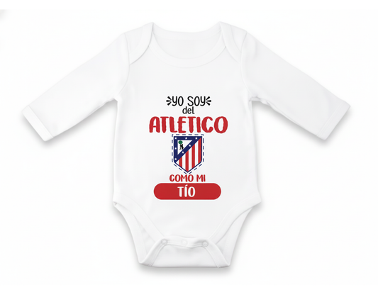 Body Bebé personalizado de Tu Equipo - Manga Larga