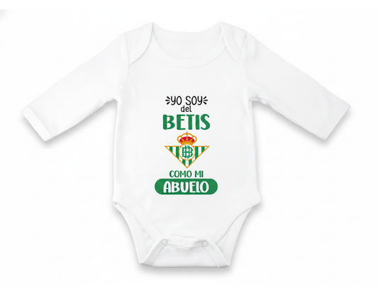 Body Bebé personalizado de Tu Equipo - Manga Larga