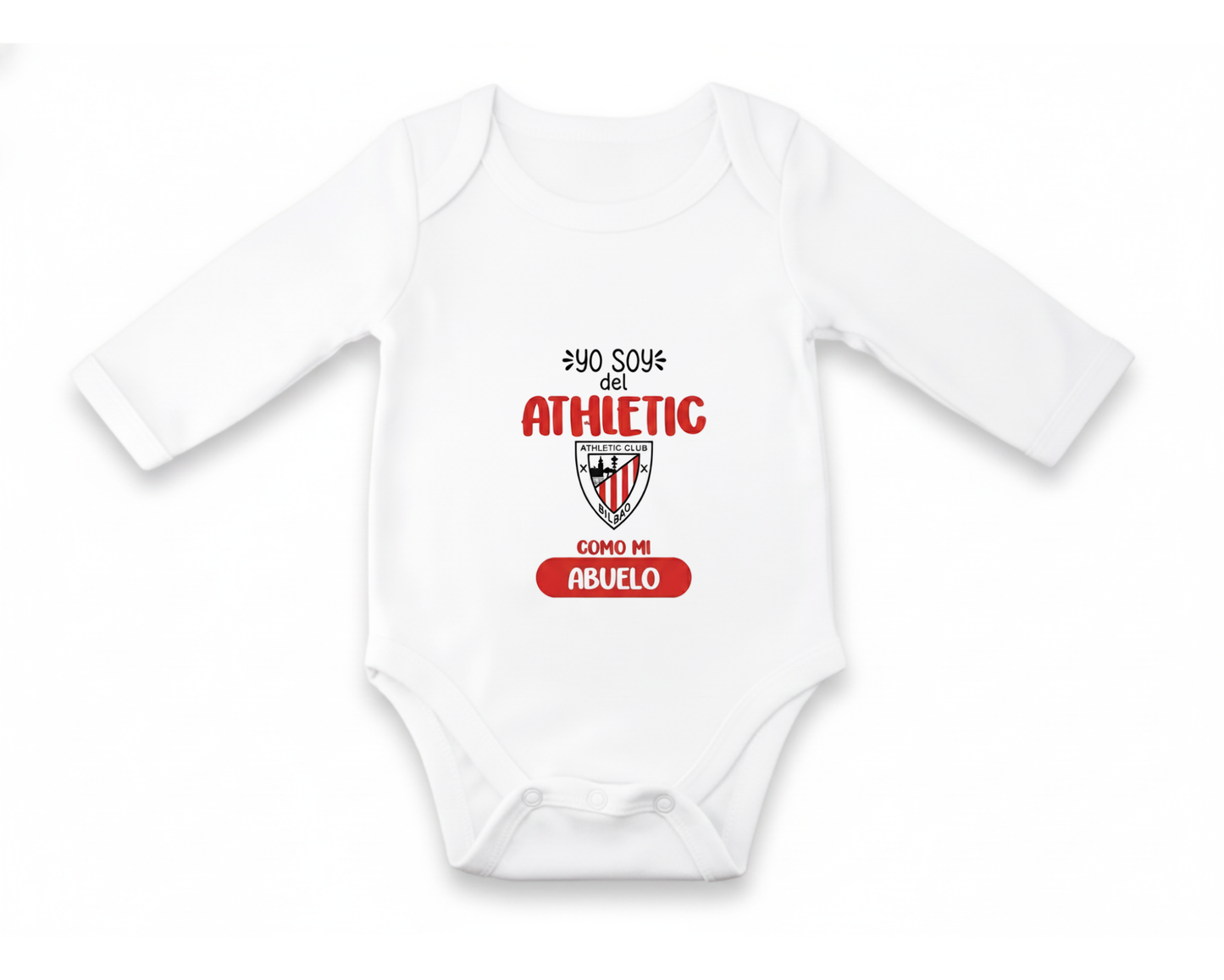 Body Bebé personalizado de Tu Equipo - Manga Larga