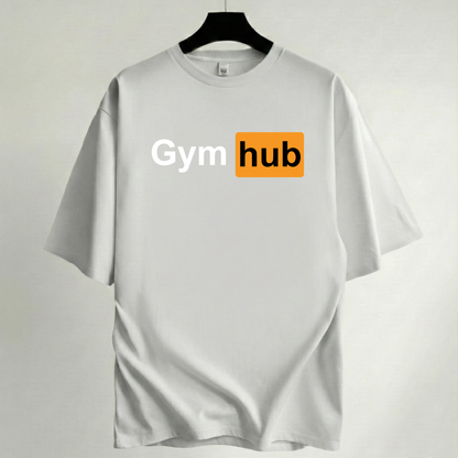 Camiseta Oversize Premium Blanca - Colección Gym & CrossFit