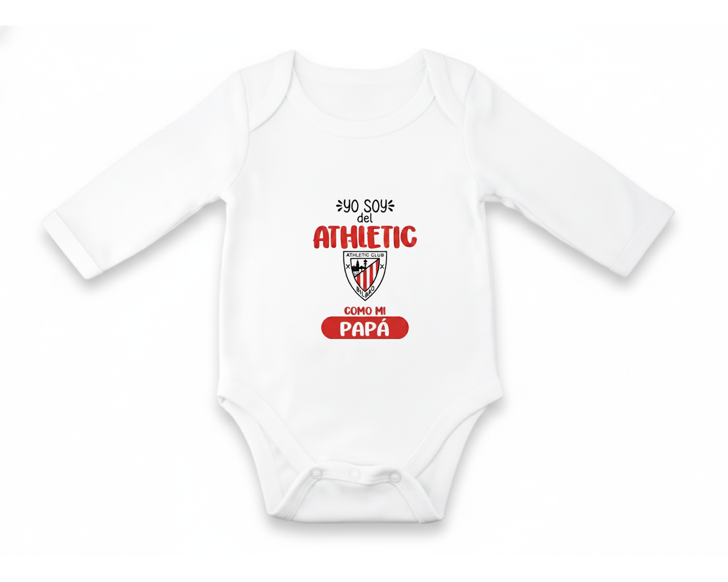 Body Bebé personalizado de Tu Equipo - Manga Larga