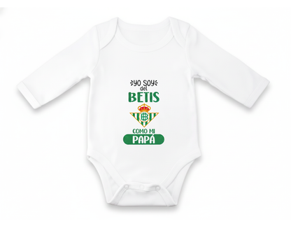 Body Bebé personalizado de Tu Equipo - Manga Larga
