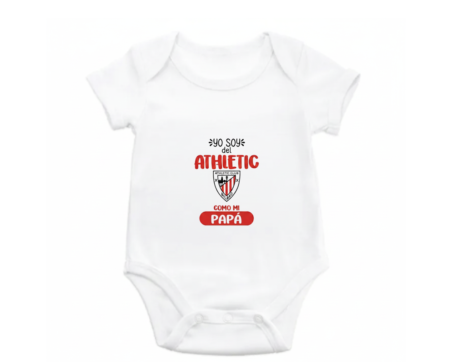 Body Bebé personalizado de Tu Equipo - Manga Corta