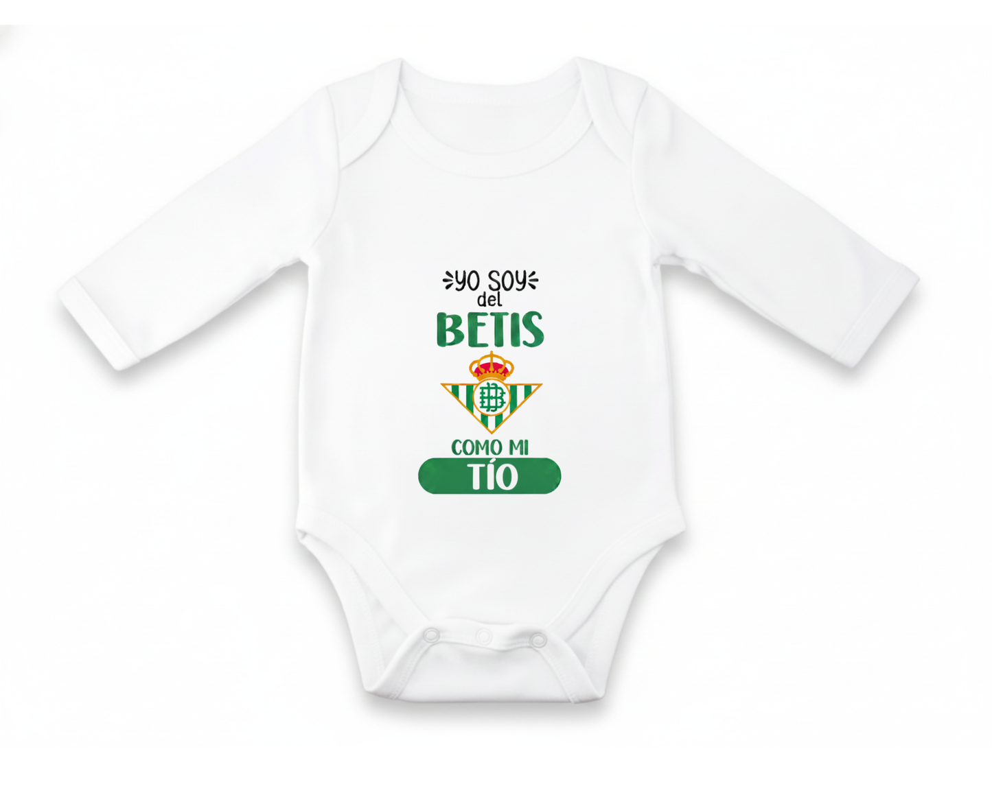 Body Bebé personalizado de Tu Equipo - Manga Larga
