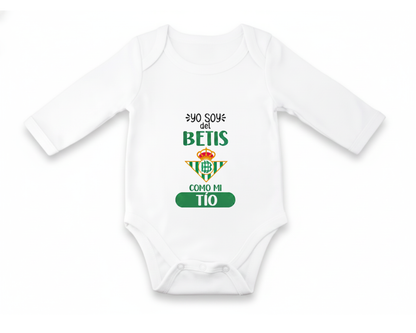 Body Bebé personalizado de Tu Equipo - Manga Larga