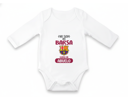 Body Bebé personalizado de Tu Equipo - Manga Larga