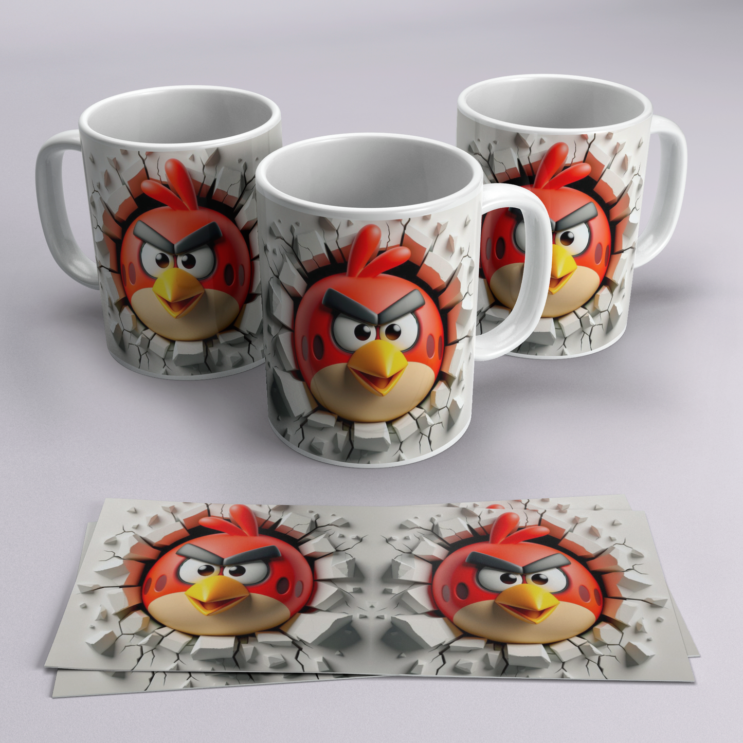 Colección Tazas 3D Efecto Roto | Regalos Frikis Originales