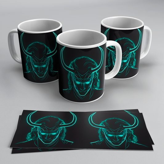 Tazas de Loki | Dios de las Mentiras Neón
