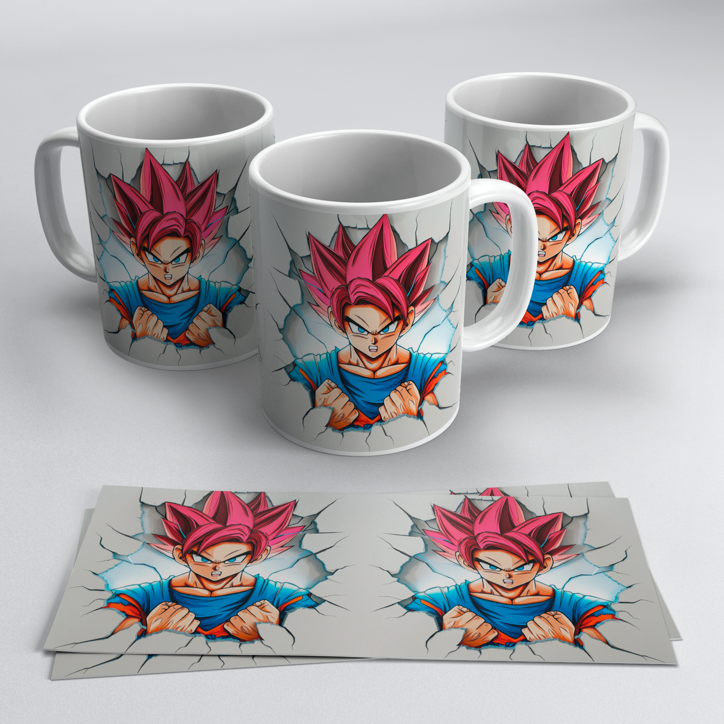 Tazas 3D de Dragon Ball Z | Goku y Vegeta