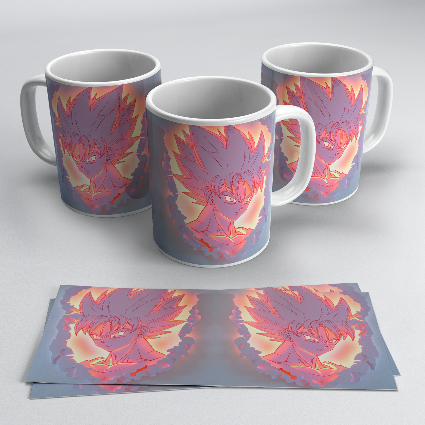 Tazas 3D de Dragon Ball Z | Goku y Vegeta