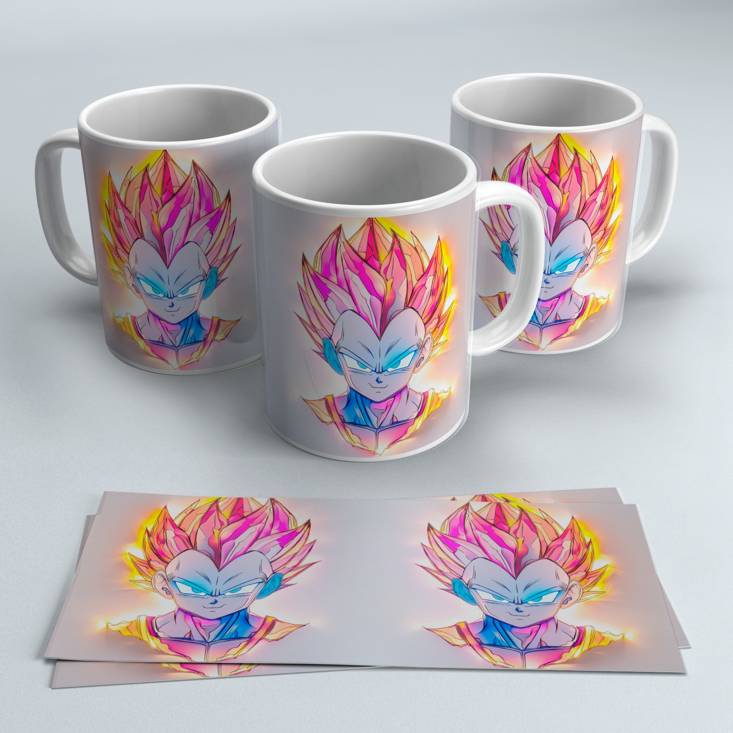 Tazas 3D de Dragon Ball Z | Goku y Vegeta