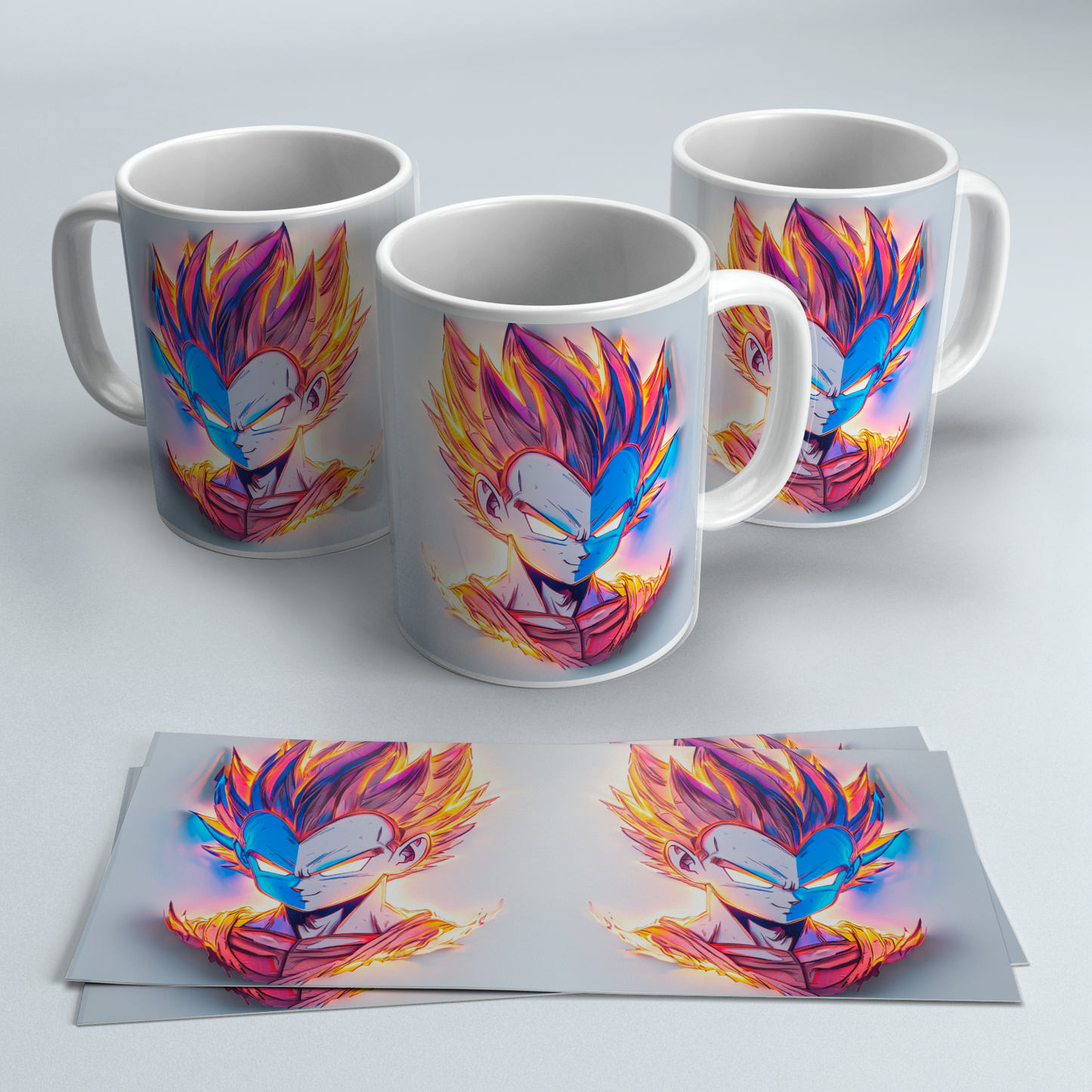 Tazas 3D de Dragon Ball Z | Goku y Vegeta