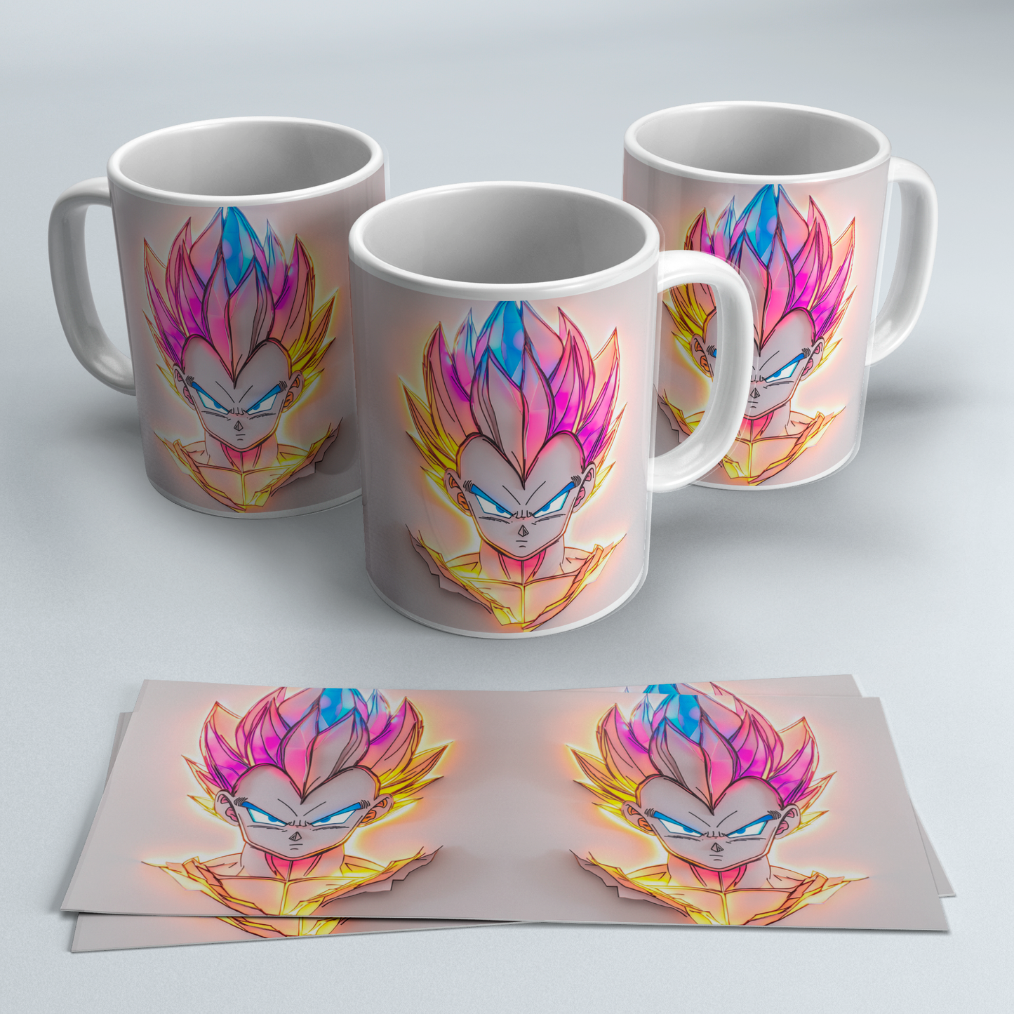 Tazas 3D de Dragon Ball Z | Goku y Vegeta