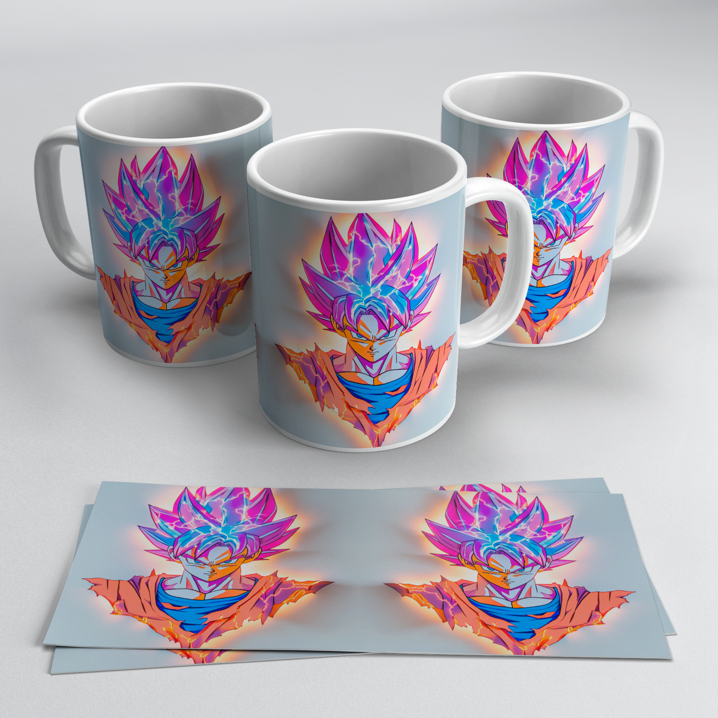 Tazas 3D de Dragon Ball Z | Goku y Vegeta