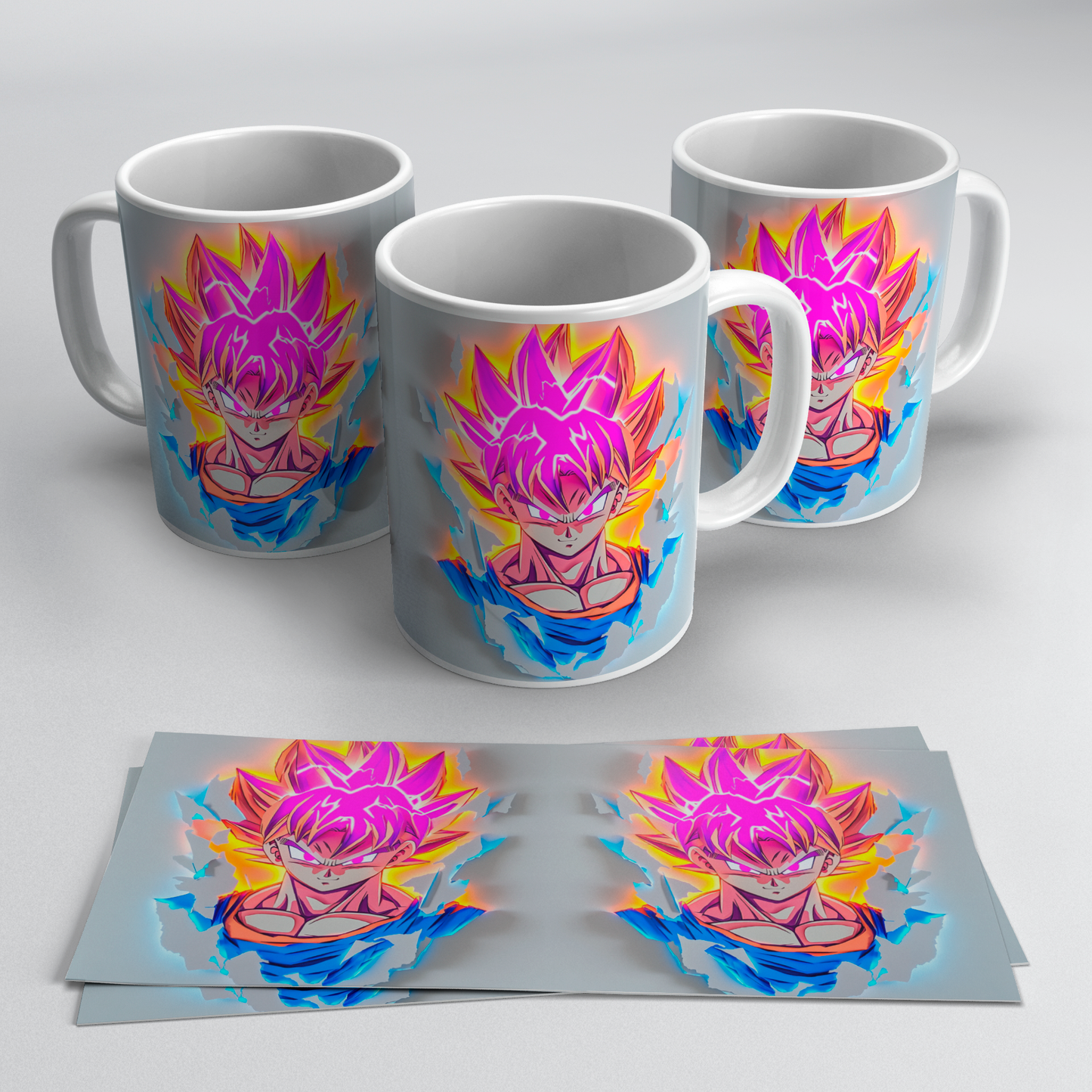 Tazas 3D de Dragon Ball Z | Goku y Vegeta