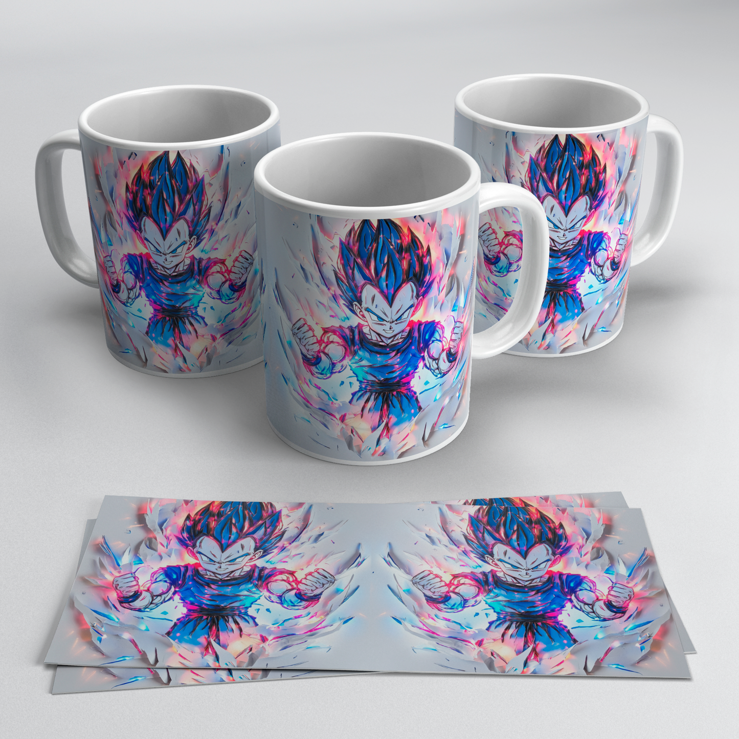 Tazas 3D de Dragon Ball Z | Goku y Vegeta