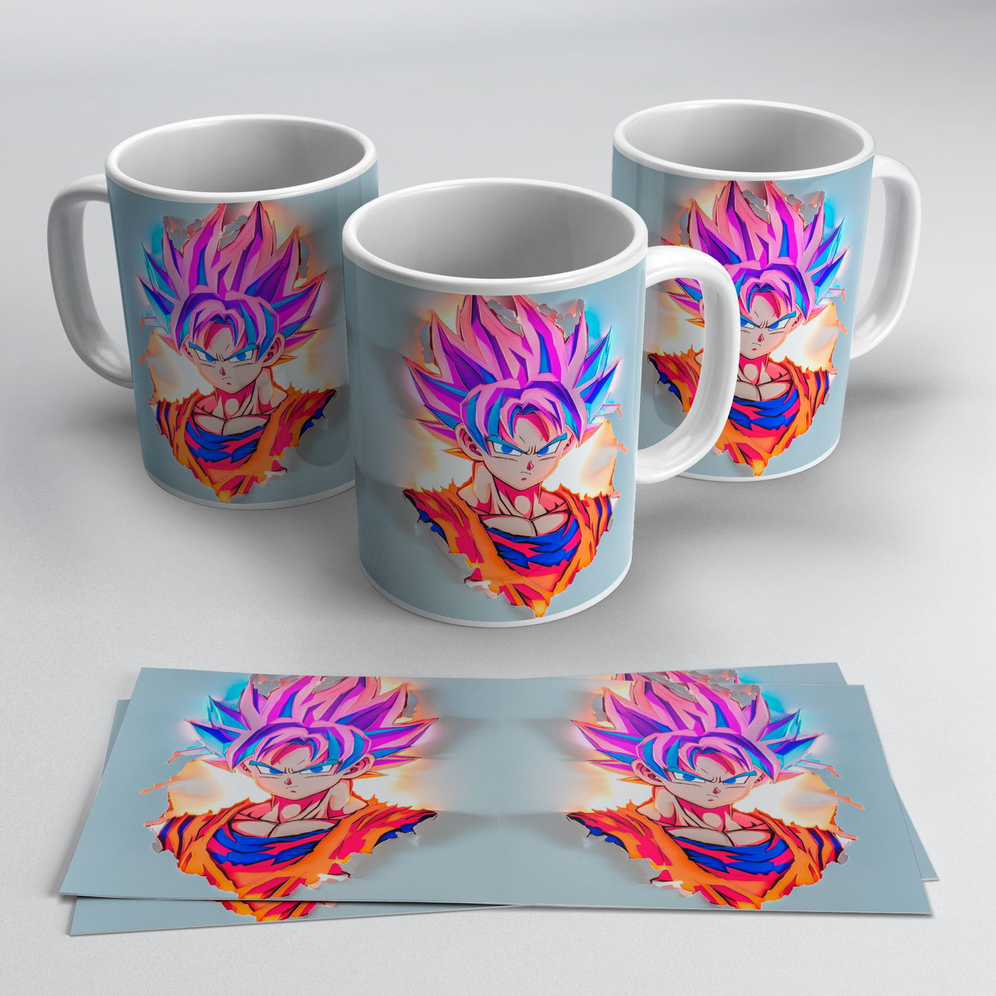 Tazas 3D de Dragon Ball Z | Goku y Vegeta
