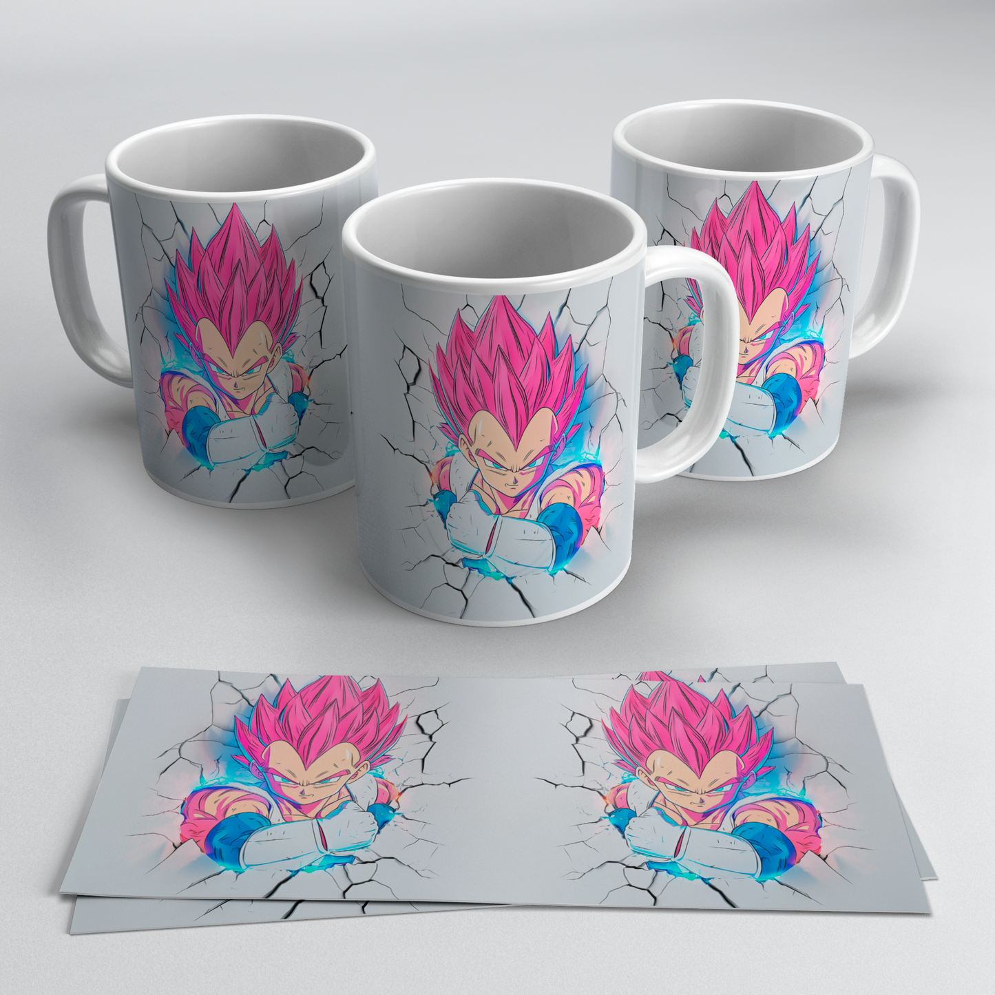Tazas 3D de Dragon Ball Z | Goku y Vegeta