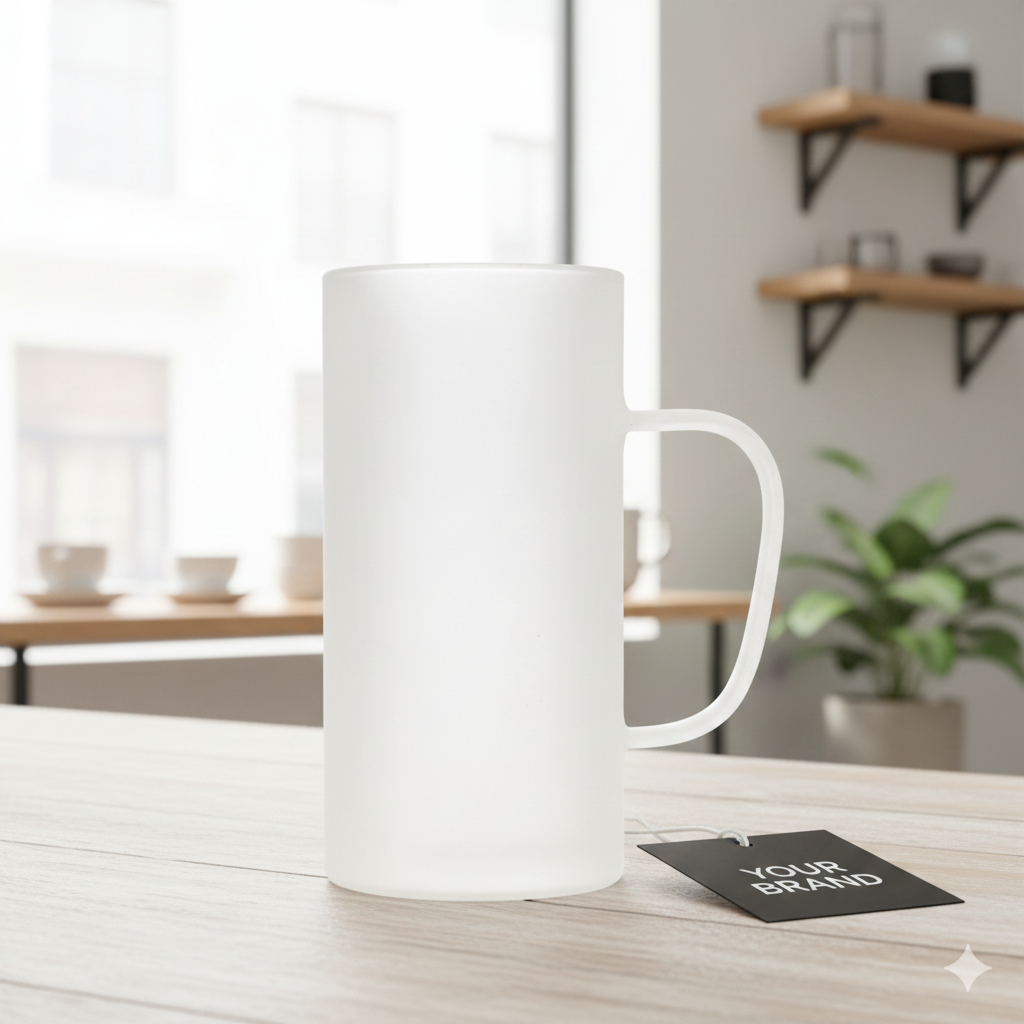 Jarra de Cristal Esmerilado Personalizada