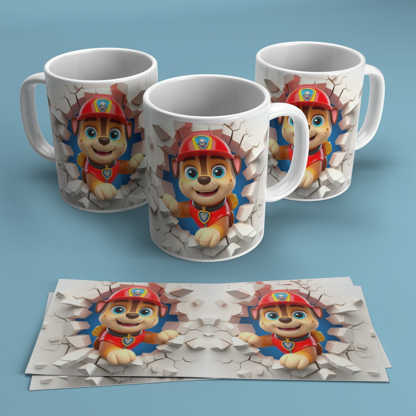Colección Tazas 3D Efecto Roto | Regalos Frikis Originales