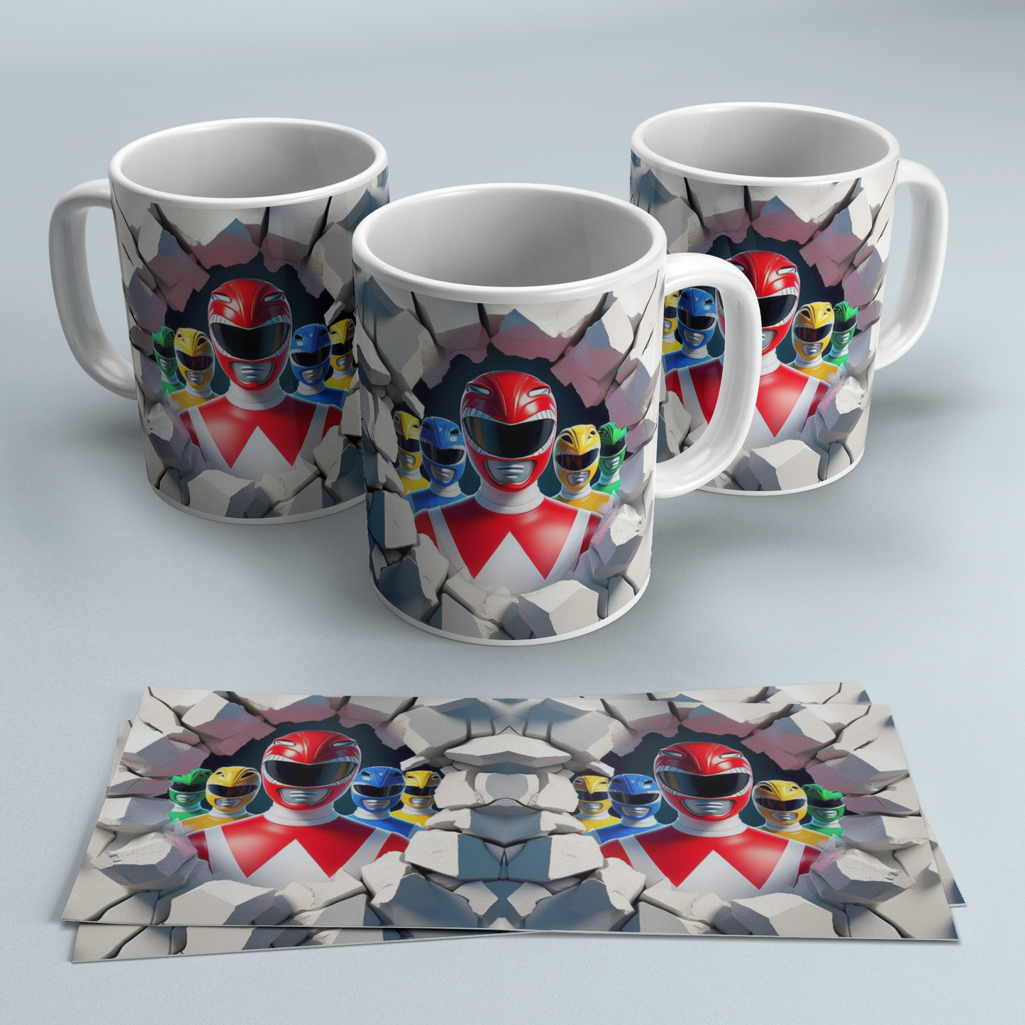 Colección Tazas 3D Efecto Roto | Regalos Frikis Originales