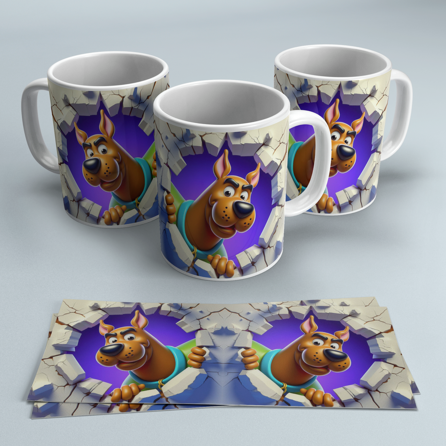 Colección Tazas 3D Efecto Roto | Regalos Frikis Originales