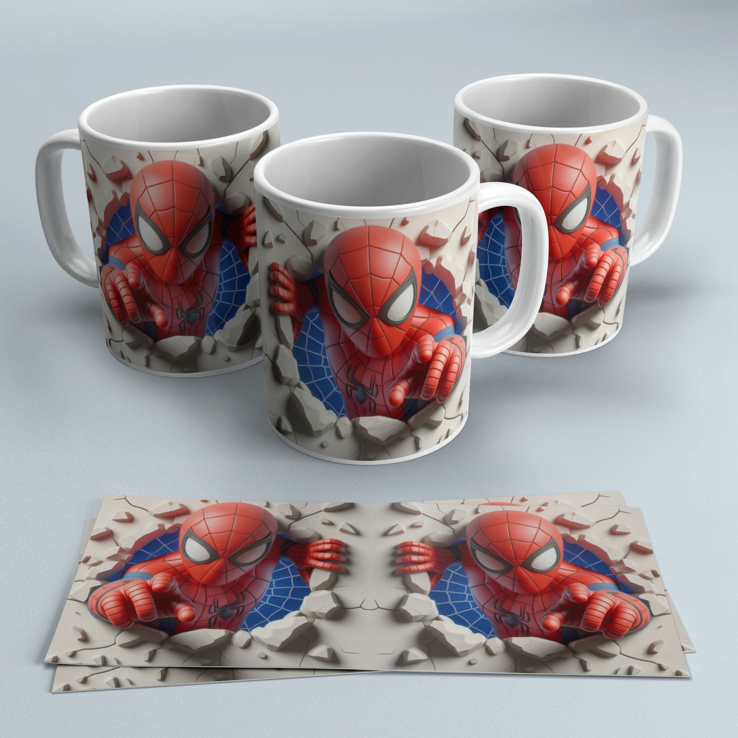 Colección Tazas 3D Efecto Roto | Regalos Frikis Originales