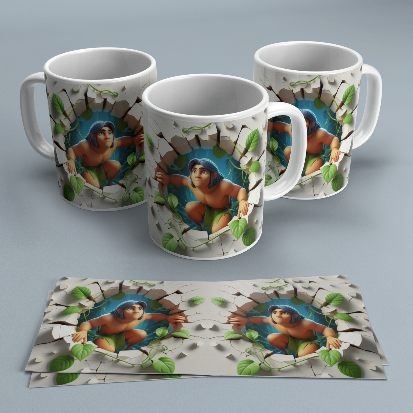 Colección Tazas 3D Efecto Roto | Regalos Frikis Originales