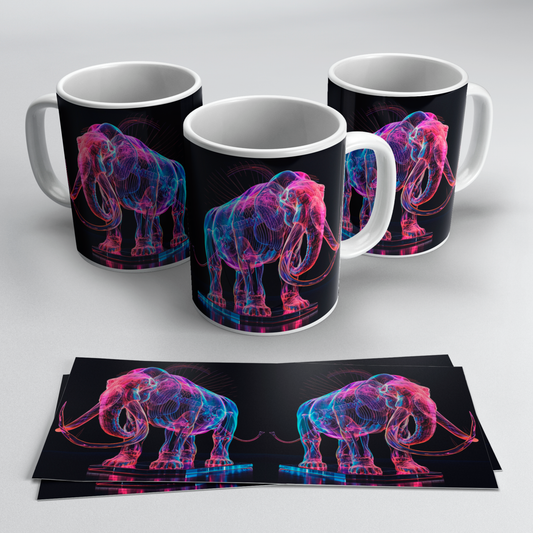 Tazas de Animales Holográficos – Elefante