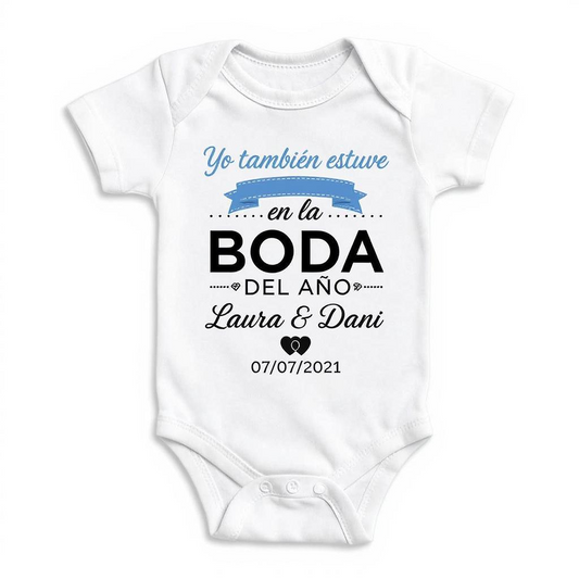 Body Personalizado Bebé - Recuerdo "La Boda del Año"